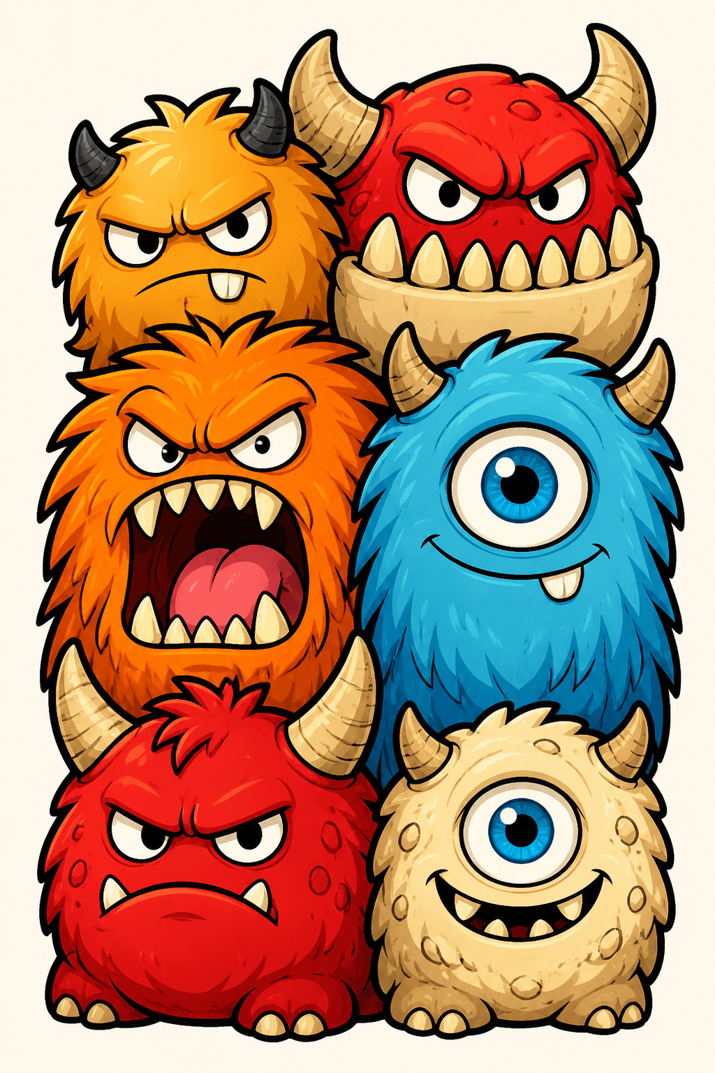 The red big-jaw monster, mid-chomp, probably thinking about trail mix.
